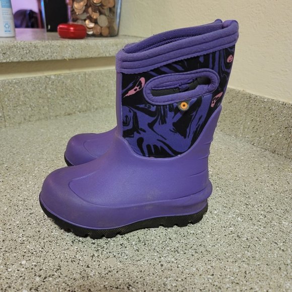 Bogs Other - BOGS Neo Classic Spooky Purple Pull On Waterproof Boots Size 8c